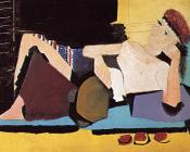 拿小手鼓的女人 - 巴勃罗·毕加索